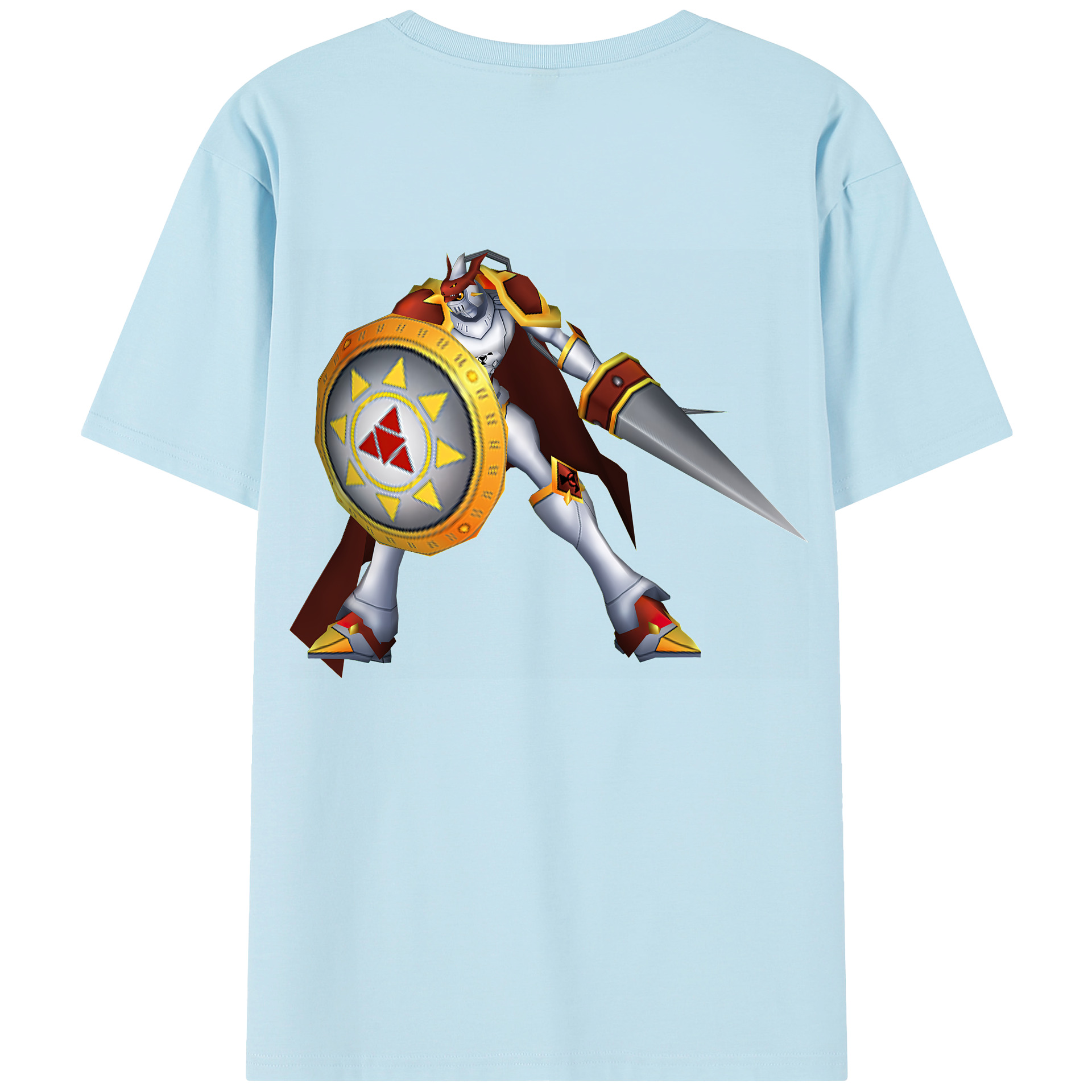 （画像用） Digimon デジタルモンスター/デジモン 綿100％半袖Tシャツ（背面プリント）
